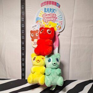 NWT Bark Sweets & Squeaks Yummie Bear Buddies XS-S